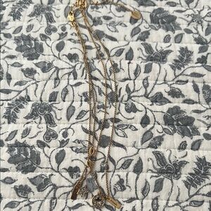 Vintage Juicy Couture Gold Charm Necklace